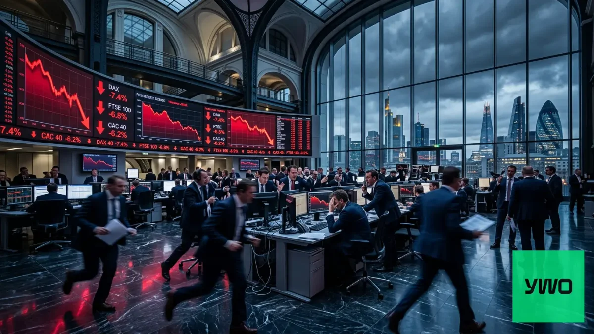 الأسهم الأوروبية تهبط حاداً مع ارتفاع النفط وقرارات البنوك المركزية تلقي بظلالها على المعنويات